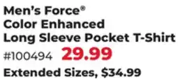 Runnings Men's Force Color Enhanced Long Sleeve Pocket T-Shirt offer