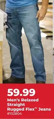 Runnings Men's Relaxed Straight Rugged Flex Jeans offer