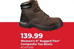 Runnings Women's 6 Rugged Flex Composite Toe Boots offer
