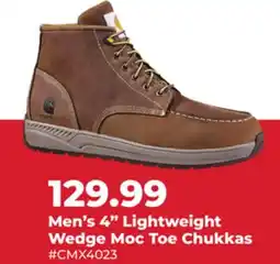 Runnings Men's 4 Lightweight Wedge Moc Toe Chukkas offer