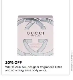 CVS ALL designer fragrances or fragrance body mists offer