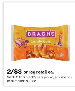 CVS Brach's candy corn, autumn mix or pumpkins 8-11 oz offer