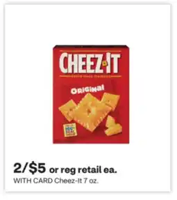 CVS Cheez-It 7 oz offer