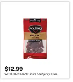 CVS Jack Link's beef jerky 10 oz offer