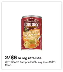CVS Campbell's Chunky soup 15.25-19 oz offer