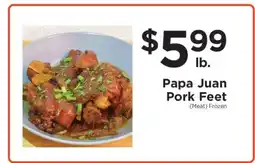 ShopRite Papa Juan Pork Feet offer