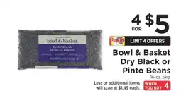 ShopRite Bowl & Basket Dry Black or Pinto Beans offer