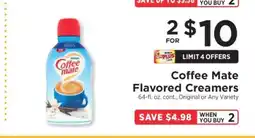 ShopRite Coffee Mate Flavored Creamers offer