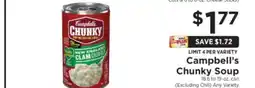 ShopRite Campbell's Chunky Soup offer