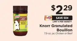 ShopRite Knorr Granulated Bouillon offer