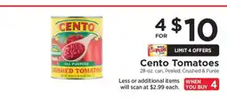 ShopRite Cento Tomatoes offer