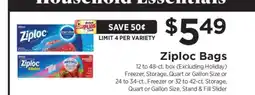 ShopRite Ziploc Bags offer