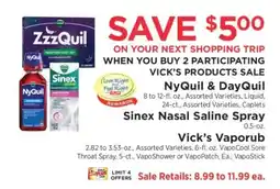 ShopRite Vick's Products Sale offer