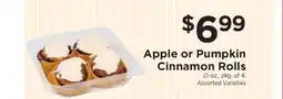 ShopRite Apple or Pumpkin Cinnamon Rolls offer