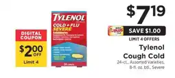 ShopRite Tylenol Cough & Cold offer