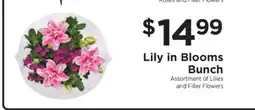 ShopRite Lily in Blooms Bunch offer
