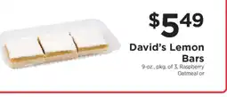 ShopRite David’s Lemon Bars offer