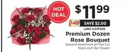 ShopRite Premium Dozen Rose Bouquet offer