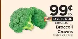 ShopRite Broccoli Crowns offer