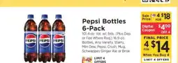 ShopRite Pepsi Bottles 6-Pack offer