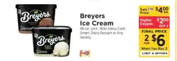 ShopRite Breyers Ice Cream offer