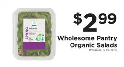 ShopRite Wholesome Pantry Organic Salads offer