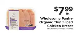 ShopRite Wholesome Pantry Organic Thin Sliced Chicken Breast offer