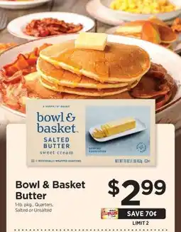 ShopRite Bowl & Basket Butter offer