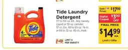 ShopRite Tide Laundry Detergent offer