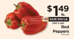 ShopRite Red Peppers offer