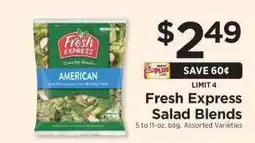 ShopRite Fresh Express Salad Blends offer
