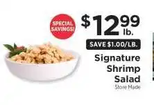 ShopRite Signature Shrimp Salad offer