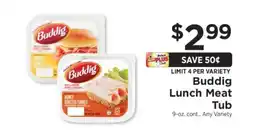 ShopRite Buddig Lunch Meat Tub offer