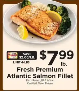 ShopRite Fresh Premium Atlantic Salmon Fillet offer