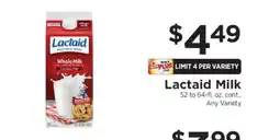 ShopRite Lactaid Milk offer