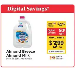 ShopRite Almond Breeze Almond Milk offer