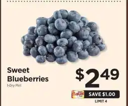 ShopRite Sweet Blueberries offer