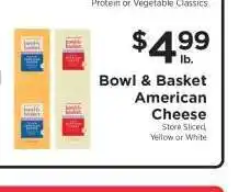 ShopRite Bowl & Basket American Cheese offer