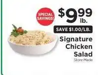 ShopRite Signature Chicken Salad offer