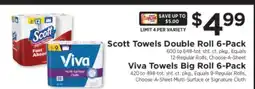 ShopRite Scott Towels Double Roll 6-Pack offer