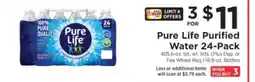 ShopRite Pure Life Purified Water 24-Pack offer