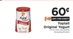ShopRite Yoplait Original Yogurt offer