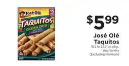 ShopRite Jose Ole' Taquitos offer