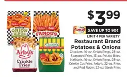 ShopRite Restaurant Brand Potatoes & Onions offer