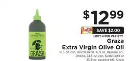 ShopRite Graza Extra Virgin Olive Oil offer
