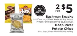 ShopRite Bachman Snacks & Deep River Potato Chips offer