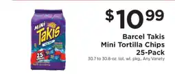 ShopRite Barcel Takis Mini Tortilla Chips 25-Pack offer