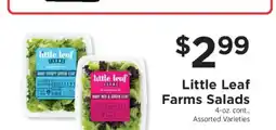 ShopRite Little Leaf Farms Salads offer