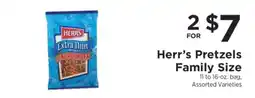 ShopRite Herr's Pretzels Family Size offer