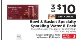 ShopRite Bowl & Basket Specialty Sparkling Water 8-Pack offer